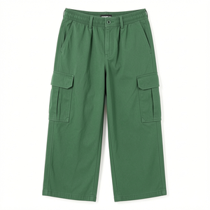 Pantalones Cargo de Cintura Alta y Pierna Ancha para Mujer, Corte Holgado, Estilo Urbano, Multibolsillos, Transpirables, Mezcla de Algodón, Casuales y Elegantes - Product Image 5