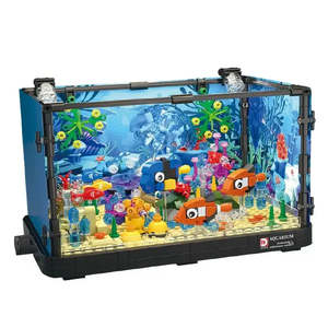 Lego Moc Aquarium Decor Poissons Creative Fish <b>Mosaic</b> for Your Underwater World - Product Image 6