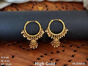 2025 hợp thời trang Bông tai thiết lập cho phụ nữ với dài jhumke cho cô gái và phụ nữ cái nhìn tốt nhất trong các bên và đám cưới có sẵn ở mức giá tốt nhất - Product Image 2