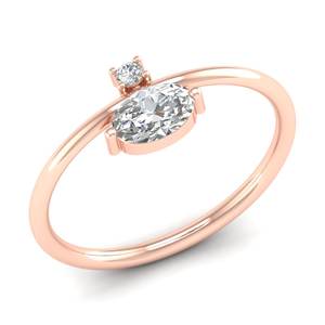 Fabricant de bijoux personnalisés REYES Bagues de fiançailles en or 9K 14K 18K 22K diamants cultivés en laboratoire prix de gros bijoux fins mariages - Product Image 2