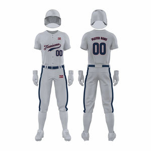 2026 adultos béisbol Softball deportes Jersey personalizado bordado transpirable poliéster uniforme para hombres mujeres equipo ropa deportiva - Product Image 3