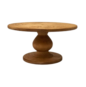 Table Decor <b>Wooden</b> Stand Elegant Acacia Wood Single Tier <b>Cake</b> Stand Dessert Tabletop Tool for <b>Birthday</b> Wedding Parties - Product Image 5