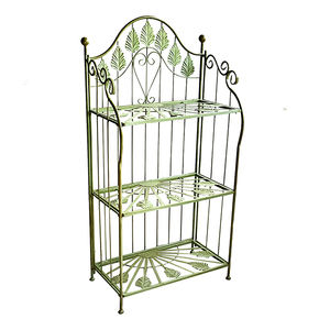 ที่วางต้นไม้3ชั้นทำจากโลหะทองแดงทรงกลมหรูหราทันสมัยสำหรับต้นไม้หลายต้นในร่มออกประตูห้องนั่งเล่นสวนและบ้าน - Product Image 1