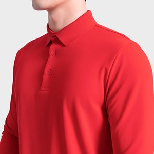 เสื้อโปโลกอล์ฟแขนยาวปักลายสำหรับผู้ชาย - Product Image 6