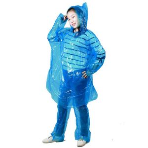 Chubasquero desechable RG06 con pantalones, <span class=keywords><strong>traje</strong></span> de lluvia <span class=keywords><strong>impermeable</strong></span> de cuerpo <span class=keywords><strong>completo</strong></span> para adultos, abrigo transparente antilluvia - Product Image 1