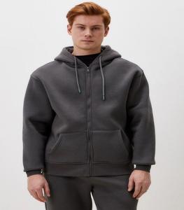 Nouveauté Ensemble de survêtement à capuche en molleton à imprimé uni vintage de qualité supérieure pour homme Respirant Écologique Hiver - Product Image 3