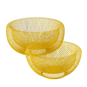 Offre Spéciale Panier de fruits et légumes en fil métallique à 2 niveaux personnalisé moderne de luxe bon marché au design unique pour le salon et la table - Product Image 2