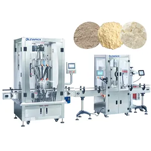 Auger Automatic 500g-25kg Flour Milk Powder Filling Machine Sealing Production Line Tin Package Canning for Dry Baby Skimmed