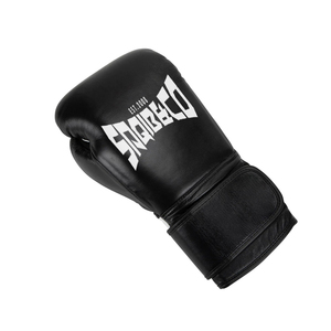 Guantes profesionales de entrenamiento de boxeo de cuero negro Diseño personalizado Guantes de boxeo de cuero artificial Guantes de boxeo de cuero baratos - Product Image 3