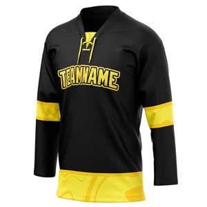 Diseño Gratuito, Impresión por Transferencia de Calor, Ropa Deportiva para Clubes y Equipos, Mejor Precio, Jersey de Hockey sobre Hielo para Hombre, Logotipo Personalizado, Jersey de Hockey sobre Hielo Sublimado para Hombre - Product Image 1