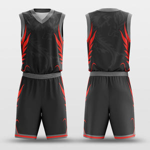 Conjuntos de Uniformes de Baloncesto sin Mangas Unisex para Verano, Certificación BSCI, Bordado Personalizado, Transpirable, 100% Poliéster, Ropa Deportiva - Product Image 2