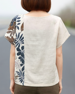 Camiseta de manga corta con cuello redondo liso para mujer, camiseta informal suave transpirable para uso diario para mujer - Product Image 2