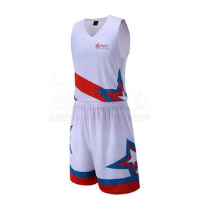 Uniforme de basket-ball de haute qualité respirant grande taille léger à séchage rapide pour hommes conception personnalisée vêtements de sport en gros - Product Image 1