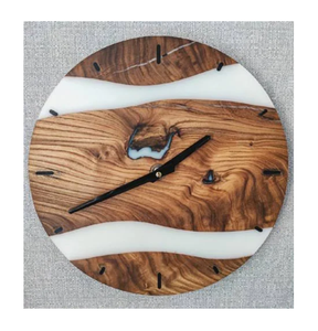 นาฬิกาแขวนผนังไม้และเรซินตกแต่งผนังนาฬิกาไม้สไตล์โบราณในราคาที่ดีที่สุด - Product Image 4