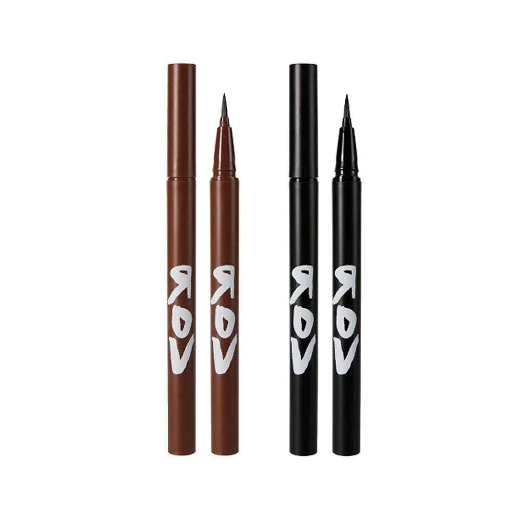 Best Price and Good Product Cosmetics ROV Real Fit Power Brush Pen Eyeliner Fine Hair Type Easy and Natural Eye Makeup