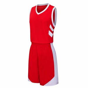 Style col en V taille personnalisée impression de logo de la plus haute qualité meilleur fournisseur vêtements de sport uniforme de basket-ball par des industries étonnantes - Product Image 2