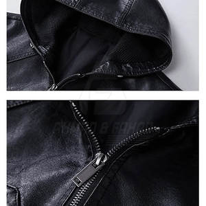 Chaleco de Cuero para Hombre, Personalizado, Resistente, Invernal, Informal, Transpirable, Cortavientos, Ecológico, de la Mejor Calidad, Gran Venta 2026 - Product Image 4