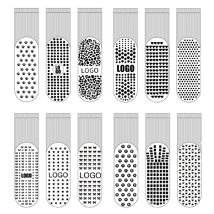 Calcetines de Algodón Antideslizantes para Deportes, Yoga, Pilates, Uso Diario, Diseño Divertido para Mujer, Fábrica de Vietnam - Product Image 5