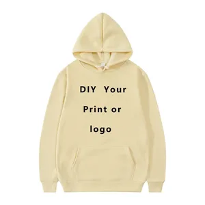 Vente en gros de sweat à capuche 100% coton pour homme imprimé sur mesure pull en polaire respirant vêtements de rue décontractés pour l'hiver approvisionnement ODM - Product Image 5