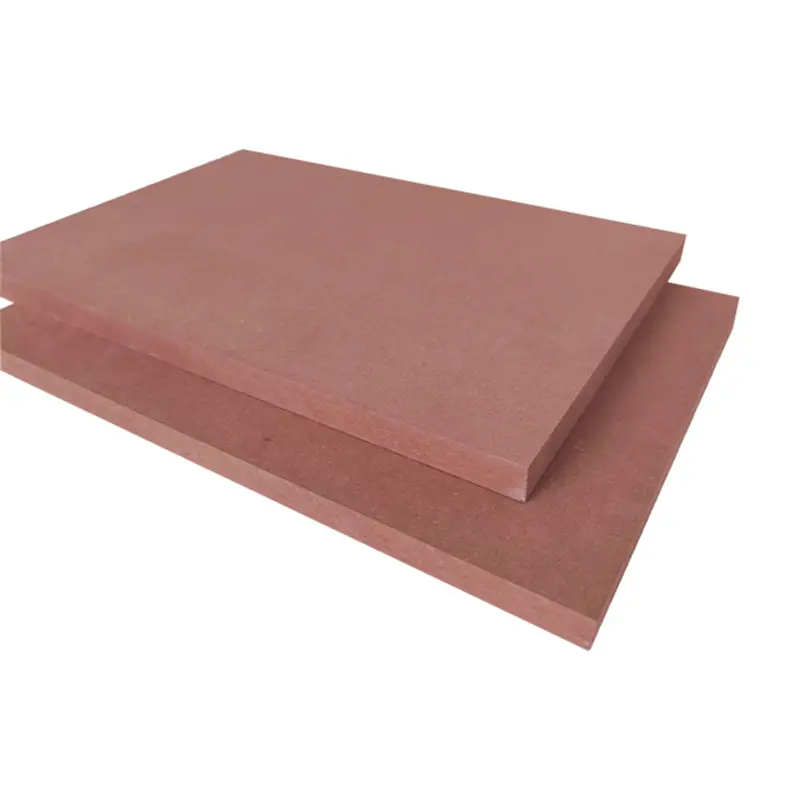 Mejor venta a buen precio al por mayor estándar europeo 18mm MDF de color MDF ignífugo MDF rojo resistente al fuego