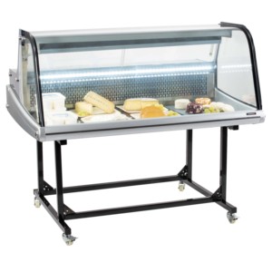 Vitrine réfrigérée sur chariot de 256 L pour congélateurs et réfrigérateurs - Product Image 1