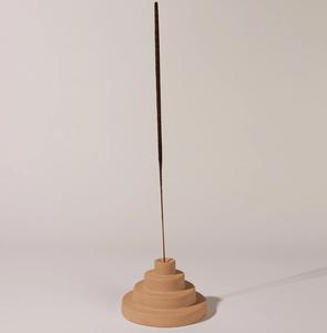 Soporte de incienso de madera rectangular hecho a mano canal tallado bandeja de quemador de incienso de madera natural incienso decorativo minimalista - Product Image 4