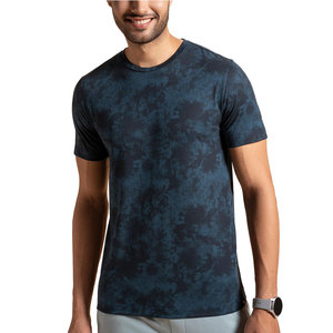 T-Shirt Homme Basique 100% Coton Biologique Trendy Street for Look Ourlet Étendu Coupe Classique - Product Image 1