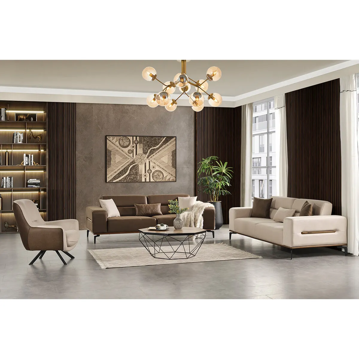 Holz Sofa Sessel Wohn möbel wirtschaft lich Großhandel Couch Samt hygienischen Sitz Set Stil Stoff Packraum (ider Miray)