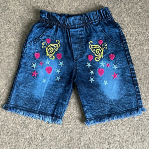 2025 Summer Unisex Acid Washed Denim <b>Shorts</b> <b>Men's</b> High Waist 100% Blue Denim Custom Embroidered Logo Hot Sale Summer <b>Jeans</b> <b>Short</b> - Product Image 1