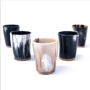 แก้วเซรามิกทรงแตรสำหรับดื่มไวกิ้งอุปกรณ์เสริมเบียร์แกะสลักด้วยมือดีไซน์แบบโบราณ - Product Image 1