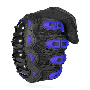 Unisex Motorcycle <b>Gloves</b> Breathable Leather Anti-Slip Good Grip Hard Knuckles Protection Motocross Sports Cycling <b>Touchscreen</b> - Product Image 3