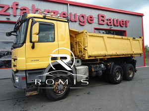 รถบรรทุก ACTROS 3346 MP3 6*6 สีเหลือง ปี 2012 รถดัมพ์ 6x4 รถบรรทุกหนัก สำหรับขนส่งสินค้า เครื่องยนต์ดีเซล เกียร์ธรรมดา - Product Image 5