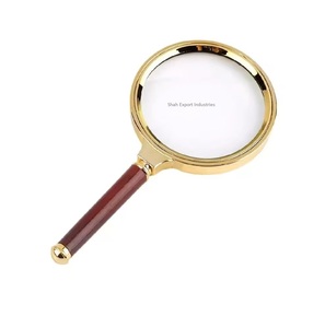 Lupa de latón con mango de acabado blanco, lupa de uso de lectura de libros para regalar, uso de lectura en la escuela y la Oficina - Product Image 4