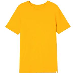 Camiseta ajustada de verano para hombre en tallas variadas marca juvenil con etiqueta privada oro amarillo camisetas regulares - Product Image 1