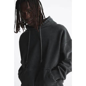 Streetwear d'hiver vintage surdimensionné avec logo imprimé bouffant pour hommes, ensemble de jogging deux pièces délavé à l'acide, grande taille, blanc, vintage - Product Image 5