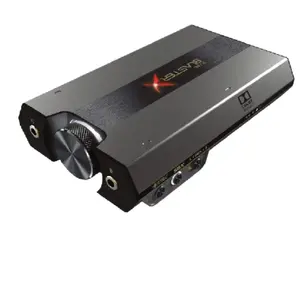 Sound BlasterX G6 Hi-Res 130dB 32bit/384kHz Gaming DAC, External USB Sound Card with Xamp Headphone Amp