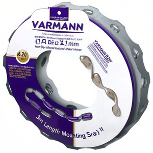 Colgadores Metálicos Galvanizados en Caliente VORMANN B20 X 1mm, Correa de Montaje de 3m de Longitud - Product Image 3