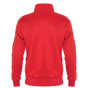 Survêtement de football léger pour adulte, fermeture éclair, ensemble 2 pièces, couleur rouge, vêtements de sport respirants, survêtements d'entraînement de football - Product Image 3