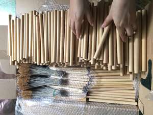 ECO2GO VIETNAM's Customizable Biodegradable <b>Bamboo</b> Drinking <b>Straws</b> Sustainable and Reusable for Parties - Product Image 3