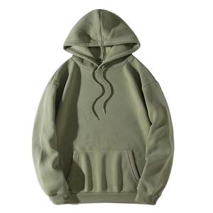 Sudadera con capucha informal de moda para hombre, tejido de mezcla de algodón personalizado, estilo Hip Hop, ropa de invierno, sudaderas con capucha de técnicas teñidas lisas a la venta - Product Image 5