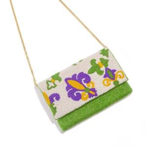 Monedero de noche para mujer con cuentas de cristal MARDI GRAS - Product Image 4