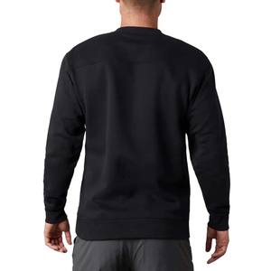 Man Black Oversized Pullover <b>Fleece</b> <b>Sweaters</b> Long Sleeve With Pockets Winter Sweatshirts - Product Image 2