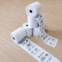 Rouleau de papier thermique personnalisé imprimé 3 1/8 X 230 80x80mm 76x70mm avec logo pour terminal de point de vente et guichet automatique – Vente en gros