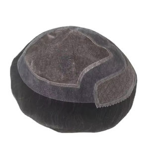 Perruque en cheveux naturels 100% humains, mono front lace, toupet, patchs, prothèse capillaire, Taz Hair BD, haute qualité - Product Image 5