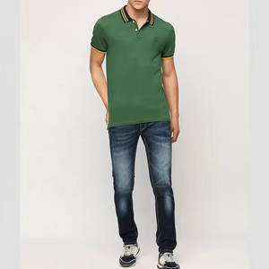 Camisetas Polo lisas informales de manga corta para hombre de estilo personalizado camisetas polo de talla grande de algodón 100% a la venta - Product Image 5