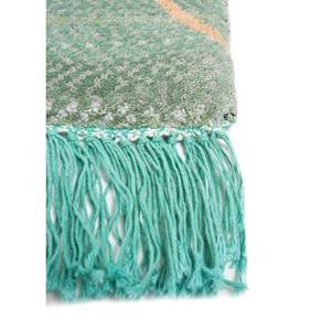 Tapis en laine et soie de bambou noué à la main à motif géométrique bleu Freedom Manchaha pour la décoration de la maison et du salon - Les-8222 - Product Image 4