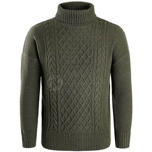 Pulls en tricot d'hiver pour hommes, design personnalisé, légers, fabriqués au Pakistan, impression de logo, taille plus, coton/laine - Product Image 1