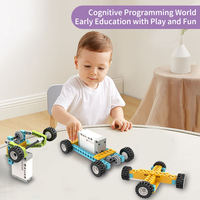 Ensemble de blocs de construction éducatifs pour enfants, robot DIY, 9886D, MOC, jouet STEM avec moteur