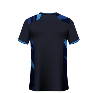 Maillots de football personnalisés imprimés numériquement en polyester/nylon, respirants et anti-humidité, sans manches, avec encolure bandeau - Product Image 3