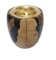 Brûleur d'encens en métal plaqué or très demandé, distributeur de Bakhoor Oud et bois de santal, support pour encens indien biologique et écologique